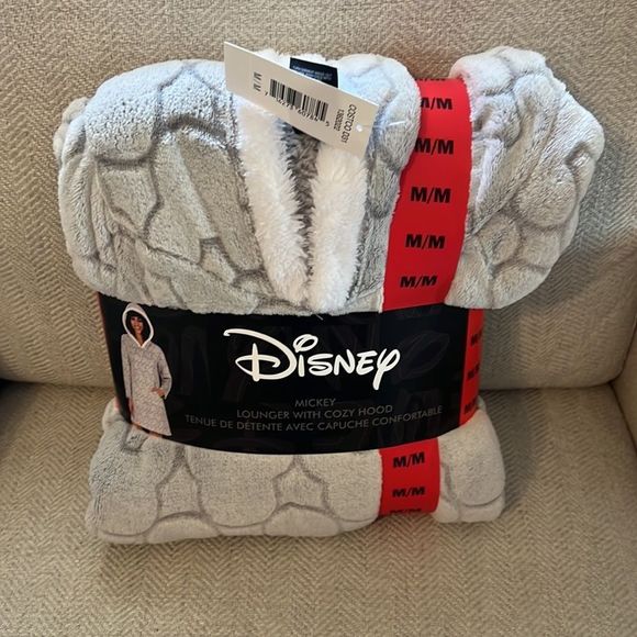 Disney Mickey & Minnie Lounger with Cozy
Hood / Grey (SM/M/L/XL/XXL) NWT - Picture 5 of 9